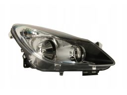 Prawy Reflektor Lampa Opel Corsa D DEPO Czarny wkład 1216200