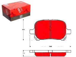 Klocek Hamulcowy Kpl. Gdb3152