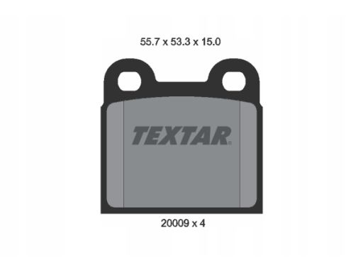 2000906 Klocek Hamulcowy Kpl. Tył , Pasuje Do: Alfa Romeo Spider, Fiat