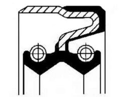 Uszczelniacz Wału Skrzyni Rozdzielacza N 01029601B