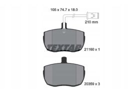 2116002 Klocek Hamulcowy Kpl. Textar