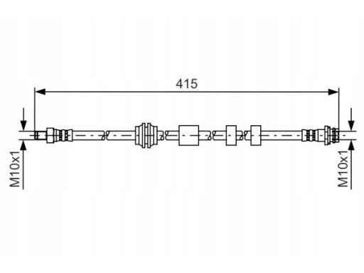 1 987 481 425 Przewód Hamulcowy Elastyczny Bosch