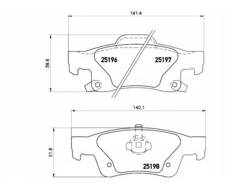 Klocek Hamulcowy Kpl. 2519601