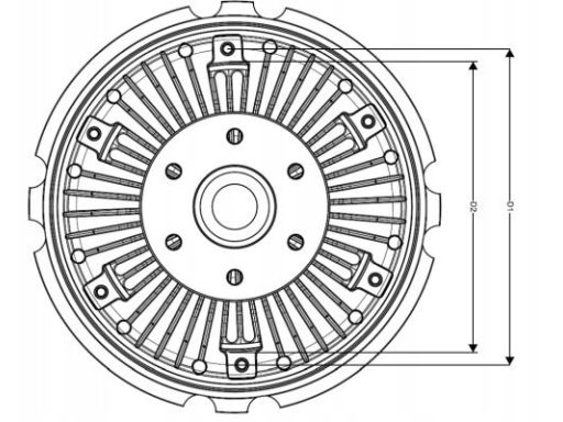 Sprzęgło Wentylatora Chodnicy 49119