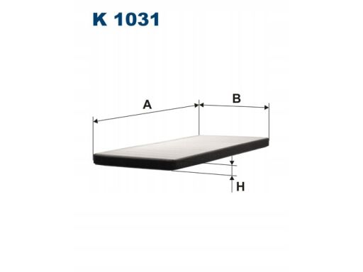 Filtr Kabiny K 1031
