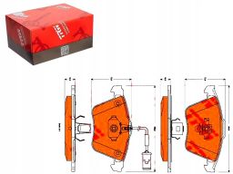 Klocek Hamulcowy Kpl. Gdb1832