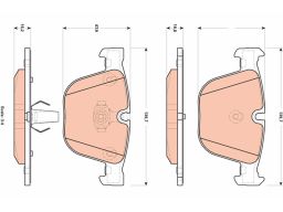 Klocek Hamulcowy Kpl. Gdb1892