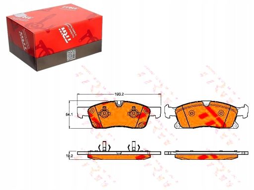 Klocek Hamulcowy Kpl. Gdb1955