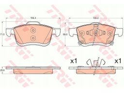 Klocek Hamulcowy Kpl. Gdb2060