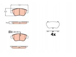 Klocek Hamulcowy Kpl. Gdb2164
