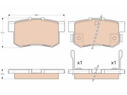 Klocek Hamulcowy Kpl. Gdb3175