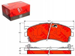 Klocek Hamulcowy Kpl. Gdb3192