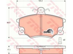 Klocek Hamulcowy Kpl. Gdb458