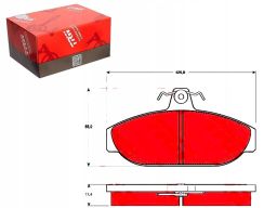 Klocek Hamulcowy Kpl. Gdb482