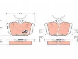 Klocek Hamulcowy Kpl. Gdb1314