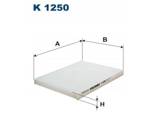 Filtr Kabiny K 1250