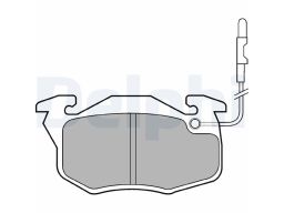 Klocek Hamulcowy Kpl. Lp696