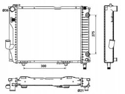 Chłodnica Silnika 53030
