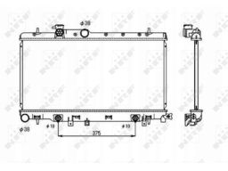 Chłodnica Silnika 53698