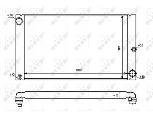 Chłodnica Silnika 53725