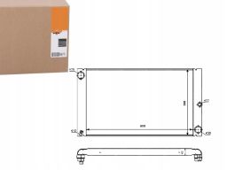 Chłodnica Silnika 53725