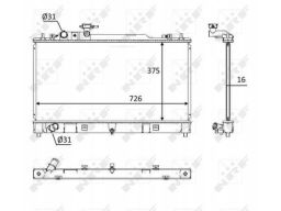 Chłodnica Silnika 58393