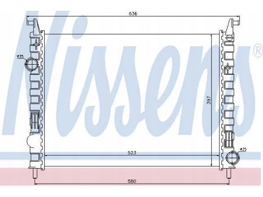 Chłodnica Silnika 617862