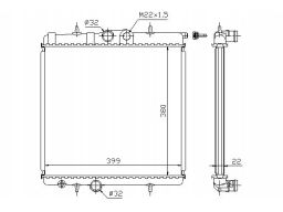 Chłodnica Silnika 63708A