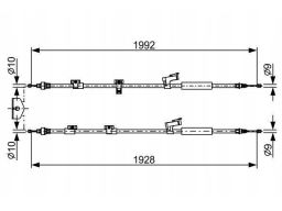 Linka Hamulca Postojowego 1 987 482 494