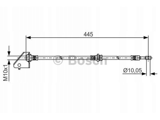 Przewód Hamulcowy Elastyczny 1 987 481 497