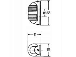 Lampa Kierunkowskazu 2Ba 001 227-201