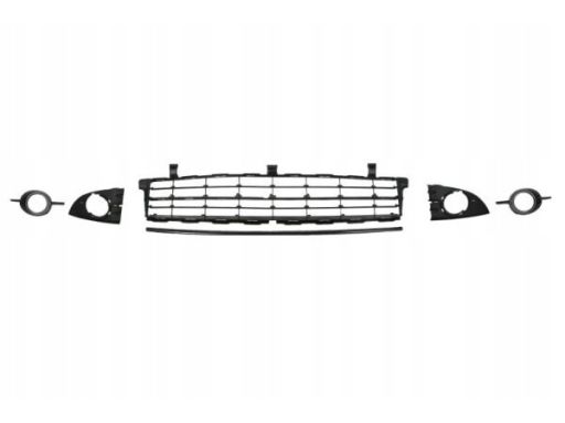 Kratki Kratka W Zderzak Przód Renault Scenic Ii Lift 06 09 Kpl