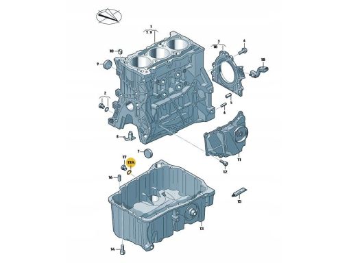 Audi OE N0138157 uszczelka korka spustu oleju