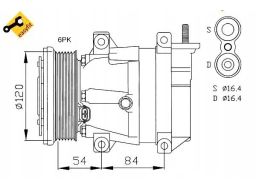 Kompresor Klimatyzacji 32484