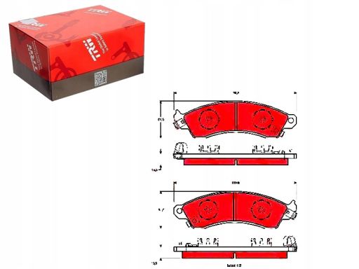 Klocek Hamulcowy Kpl. Gdb1226
