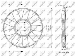 Wiatrak Wentylatora 49810