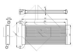 54326 Nagrzewnica Nrf 54326 Nrf