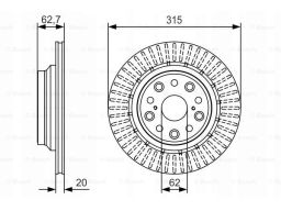 0 986 479 T06 Tarcza Hamulcowa Bosch