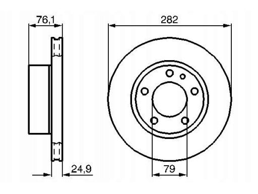 0 986 478 217 Tarcza Hamulcowa Bosch