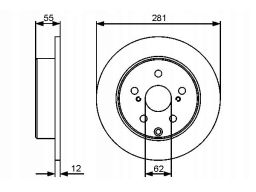 0 986 479 419 Tarcza Hamulcowa Bosch
