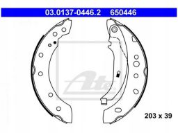 03.0137-0446.2 Szczęki Hamulcowe Kpl. Ate