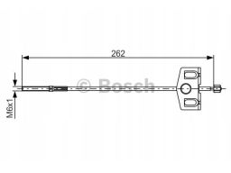1 987 482 337 Linka Hamulca Postojowego Bosch