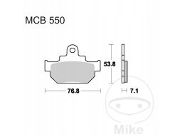 Mcb550 Klocki Ham. Moto. (Organic) Suzuki Ls 65 Trw