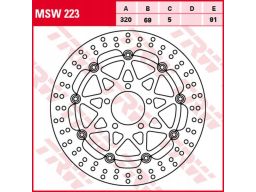 Msw266Rac Tarcza Ham. Moto. (Sport) Suzuki Gsxr 75 Trw