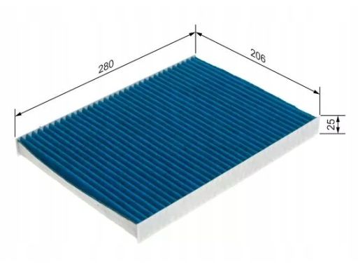 0 986 628 563 Filtr Kabiny Bosch