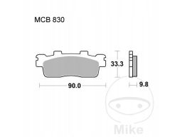 Mcb830 Klocki Ham. Moto. (Organic) Kymco 125 Su Trw