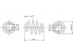 Sn3412 Sprężyna Zawieszenia Monroe
