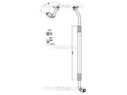9010 28053 Przewód Klimatyzacji Citroen C4 Ii 10- Triscan