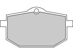 Fdb583P Klocki Hamulcowe Przód, Przeznaczenie: Droga, Materiał: