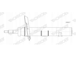 Mong8667 Amortyzator Pasuje Do: Mercedes Cla (C118), Cla Shooting Brak